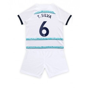 Baby Fußballbekleidung Chelsea Thiago Silva #6 Auswärtstrikot 2022-23 Kurzarm (+ kurze hosen)